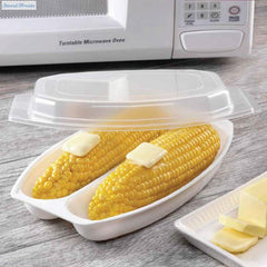 2 Tier Microwaveble Corn Steamer